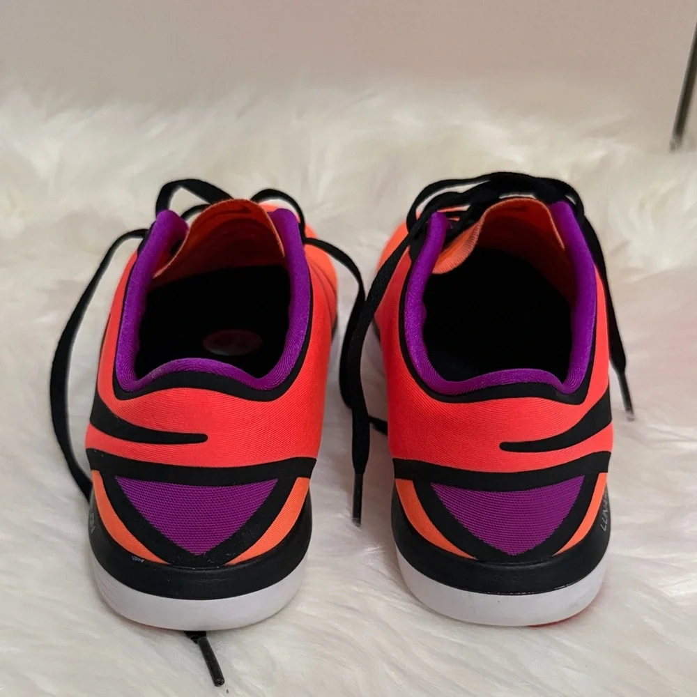 Nike Lunar Sculpt Cross Training Sneakers Lunarlon Neon Orange Athleisure Gym